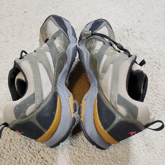 ECCO Mens Hiking Shoes 45 US 11-11.5 Gray Leather Gore Tex Outdoor Trail - Picture 11 of 15